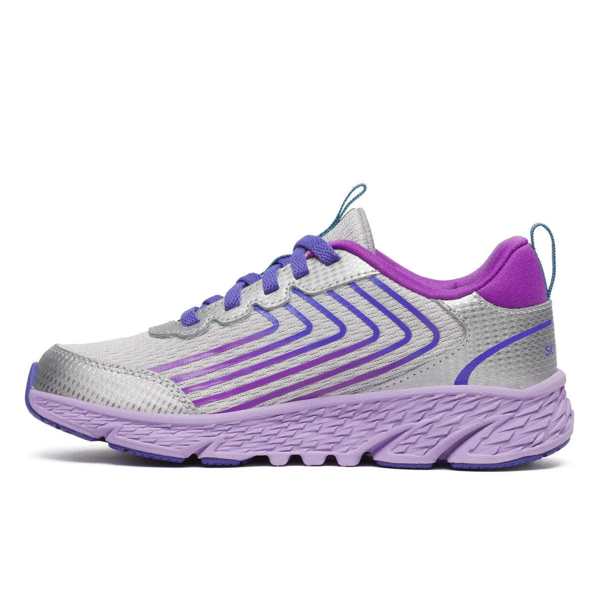 Silver/Purple