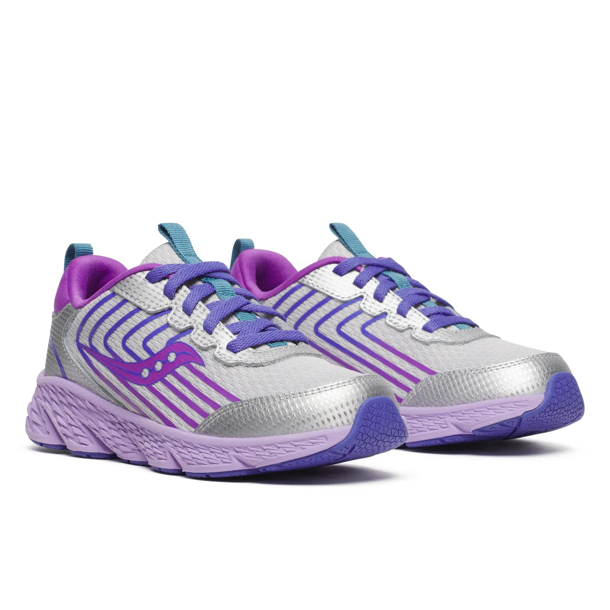 Silver/Purple