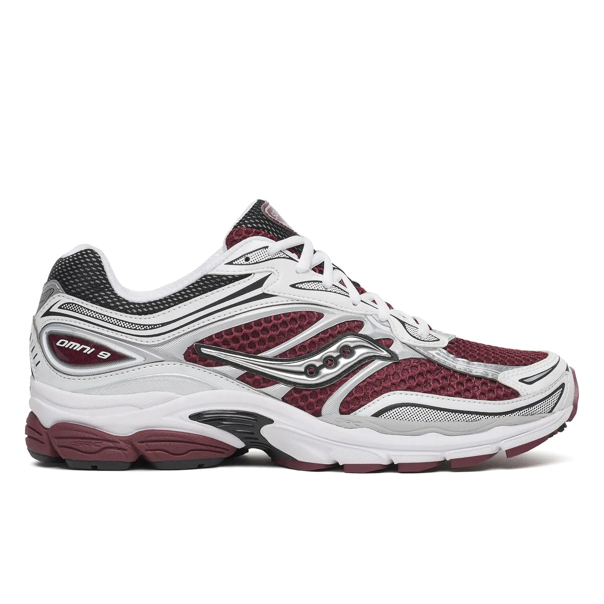 Maroon | White